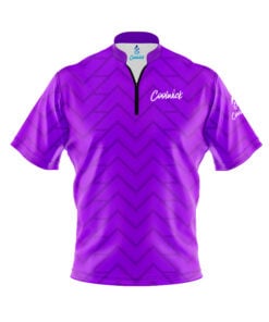 CoolWick Elite Worra Purple Sash Zip Jersey