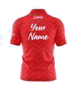 Alternative view of CoolWick Elite Worra Red Sash Zip Jersey