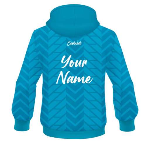 CoolWick Elite Worra Teal Hoodie - Image 2