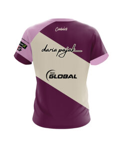 Alternative view of 900 Global Daria Pajak Pink Cream CoolWick Bowling Jersey