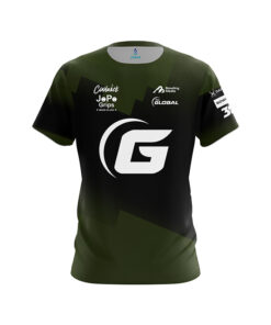 900 Global Daria Pajak Green Blocks CoolWick Bowling Jersey