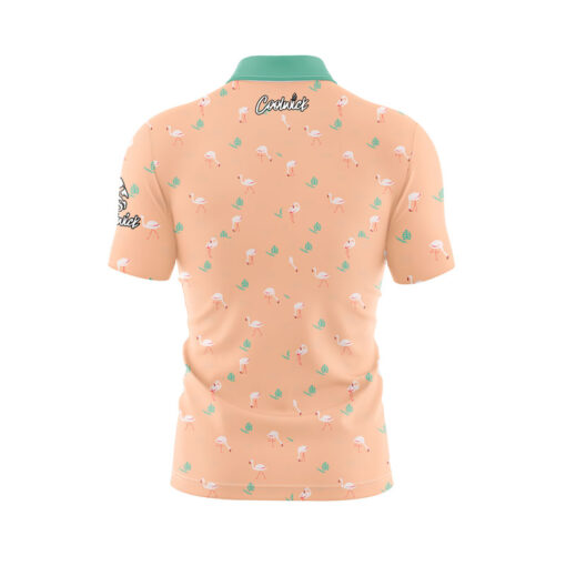 Flamingo Party Fast Track CoolWick Bowling Jersey - Image 2