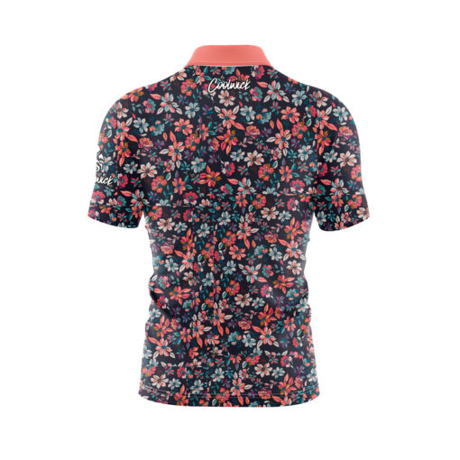 Flower Party Fast Track CoolWick Bowling Jersey - Image 2
