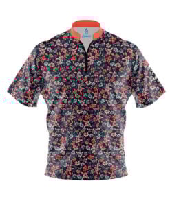 Flower Party Fast Track CoolWick Bowling Jersey