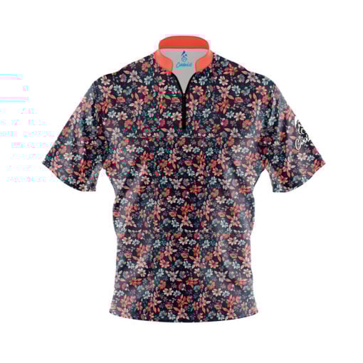 Flower Party Fast Track CoolWick Bowling Jersey