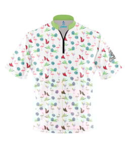 Drinking by the Pool Fast Track CoolWick Bowling Jersey