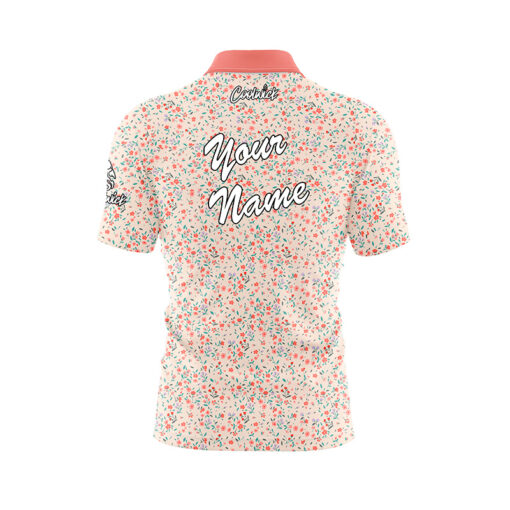 Floral Heat Fast Track CoolWick Bowling Jersey - Image 3