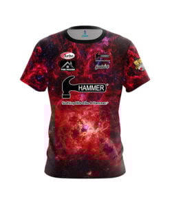 Hammer Nick Pate Red Nebula CoolWick Bowling Jersey