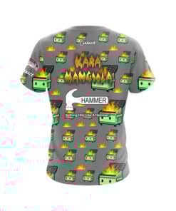 Alternative view of Hammer Kara Mangiola Dumpster Fire CoolWick Bowling Jersey