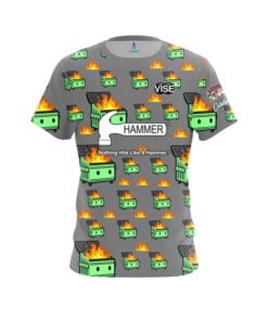 Hammer Kara Mangiola Dumpster Fire CoolWick Bowling Jersey