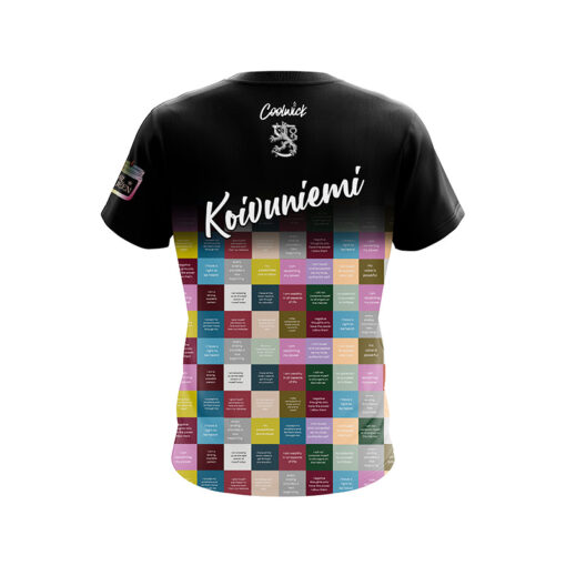 Mika Koivuniemi Black Affirmations CoolWick Bowling Jersey - Image 2
