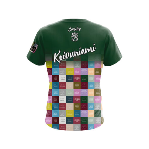 Mika Koivuniemi Green Affirmations CoolWick Bowling Jersey - Image 2