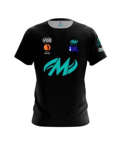 Motiv Ethan Fiore Black Teal CoolWick Bowling Jersey