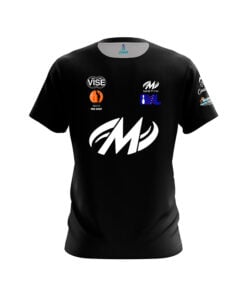 Motiv Ethan Fiore Black White CoolWick Bowling Jersey