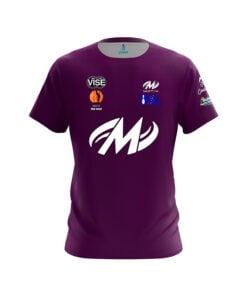 Motiv Ethan Fiore Purple White CoolWick Bowling Jersey