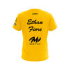 Motiv Ethan Fiore Yellow Black CoolWick Bowling Jersey - Image 2