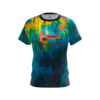 Hammer Raw Hammer Smoke Blue Gold CoolWick Bowling Jersey