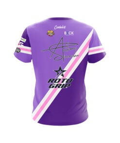 Alternative view of Roto Grip Anthony Simonsen Lilac CoolWick Bowling Jersey