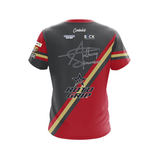 Roto Grip Anthony Simonsen Retro Star CoolWick Bowling Jersey - Image 2
