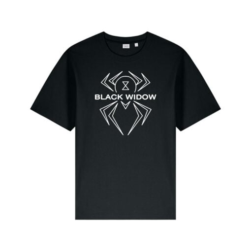 Black Widow Men's Heavyweight Bowling T-Shirt - Image 5