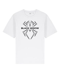 Alternative view of Black Widow Men's Heavyweight Bowling T-Shirt