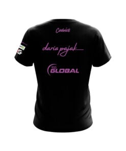 Alternative view of 900 Global Daria Pajak Black Purple CoolWick Bowling Jersey