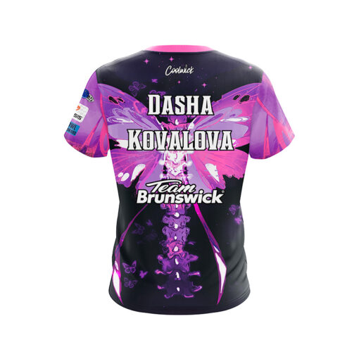 Brunswick Dasha Kovalova Cosmic Bones CoolWick Bowling Jersey - Image 2