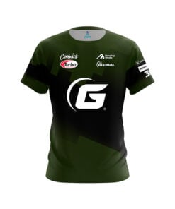 900 Global Daria Pajak Green Blocks CoolWick Bowling Jersey