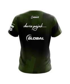 Alternative view of 900 Global Daria Pajak Green Blocks CoolWick Bowling Jersey