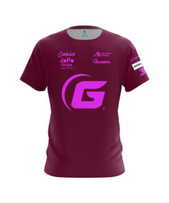 900 Global Daria Pajak Maroon CoolWick Bowling Jersey