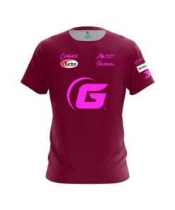 900 Global Daria Pajak Maroon CoolWick Bowling Jersey