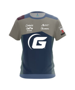 900 Global Daria Pajak Navy Grey Intersection CoolWick Bowling Jersey