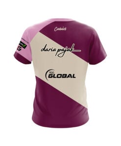 Alternative view of 900 Global Daria Pajak Pink Cream CoolWick Bowling Jersey