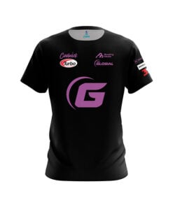 900 Global Daria Pajak Black Purple CoolWick Bowling Jersey
