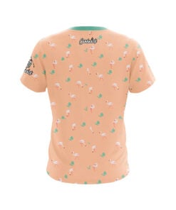 Alternative view of Flamingo Party CoolWick Bowling Jersey