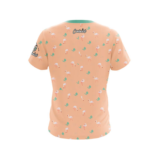 Flamingo Party CoolWick Bowling Jersey - Image 2