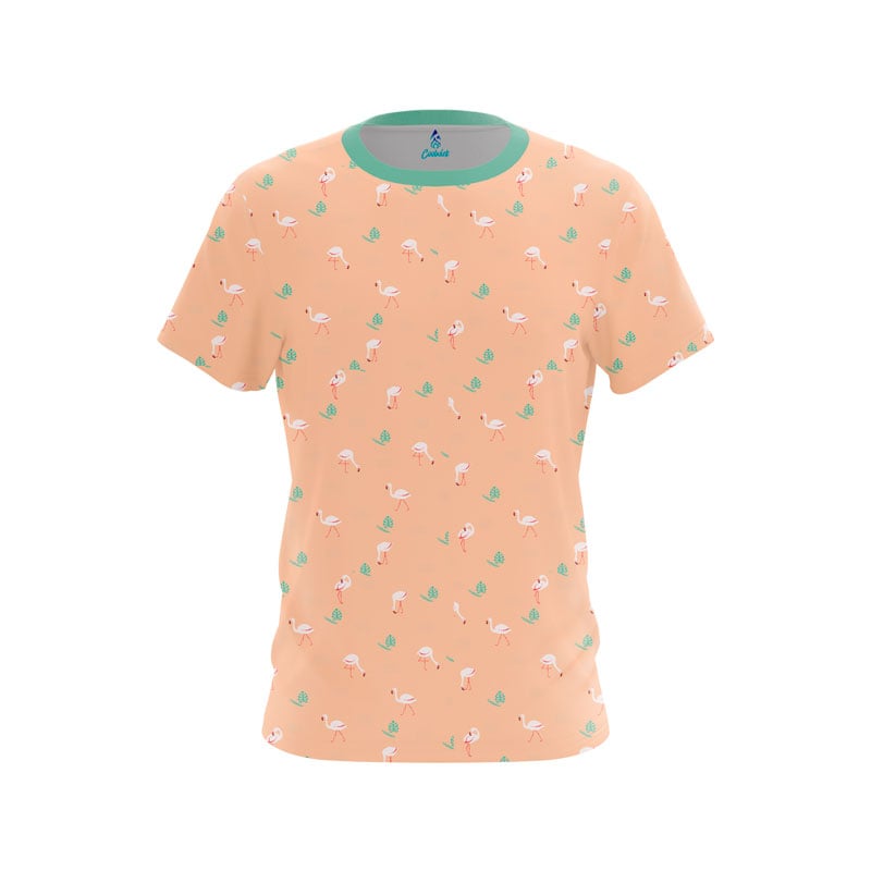 Flamingo Party CoolWick Bowling Jersey