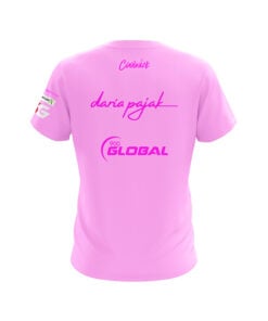 Alternative view of 900 Global Daria Pajak Hot Pink CoolWick Bowling Jersey