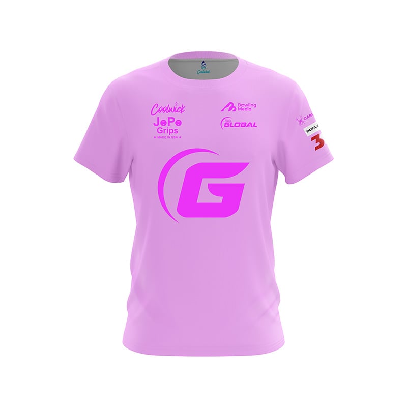 900 Global Daria Pajak Hot Pink CoolWick Bowling Jersey