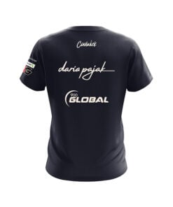Alternative view of 900 Global Daria Pajak Navy CoolWick Bowling Jersey