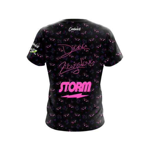 Storm Diana Zavjalova She's a Gamer CoolWick Bowling Jersey - Image 2