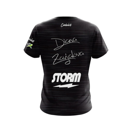 Storm Diana Zavjalova Soft Heather Black CoolWick Bowling Jersey - Image 2