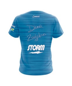 Alternative view of Storm Diana Zavjalova Heather Blue CoolWick Bowling Jersey