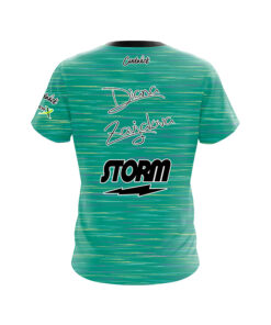 Alternative view of Storm Diana Zavjalova Heather Green CoolWick Bowling Jersey