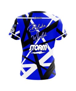 Alternative view of Storm Blake Walsh Blue Rocker CoolWick Bowling Jersey