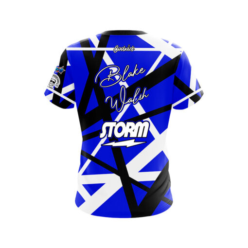 Storm Blake Walsh Blue Rocker CoolWick Bowling Jersey - Image 2