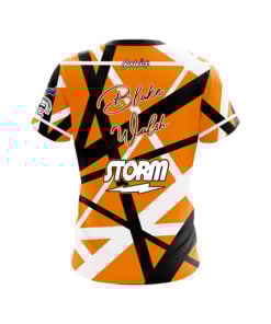 Alternative view of Storm Blake Walsh Orange Rocker CoolWick Bowling Jersey