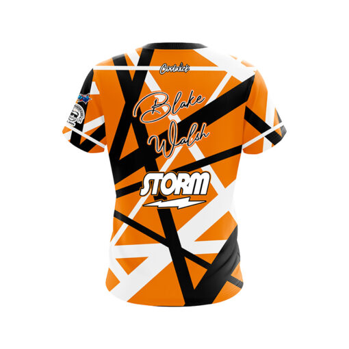 Storm Blake Walsh Orange Rocker CoolWick Bowling Jersey - Image 2