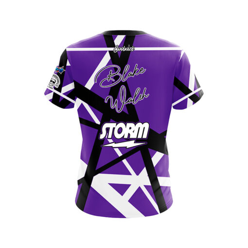 Storm Blake Walsh Purple Rocker CoolWick Bowling Jersey - Image 2