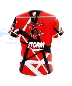 Alternative view of Storm Blake Walsh Red Rocker CoolWick Bowling Jersey